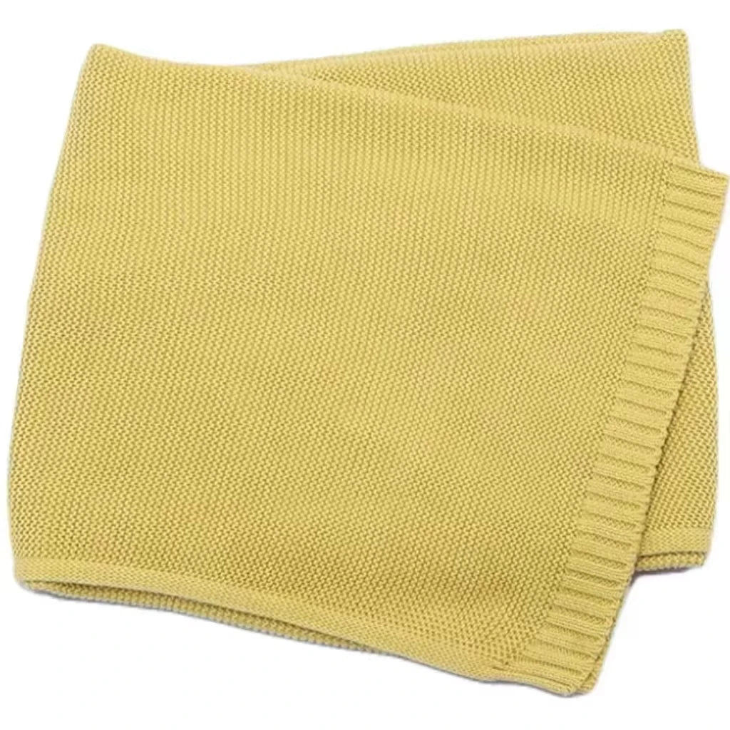 Personalized Name Baby Blanket Embroidered Name Knit Baby Blanket Newborn Gift New Mom Newborn Baby Girl Boy Christmas Gift