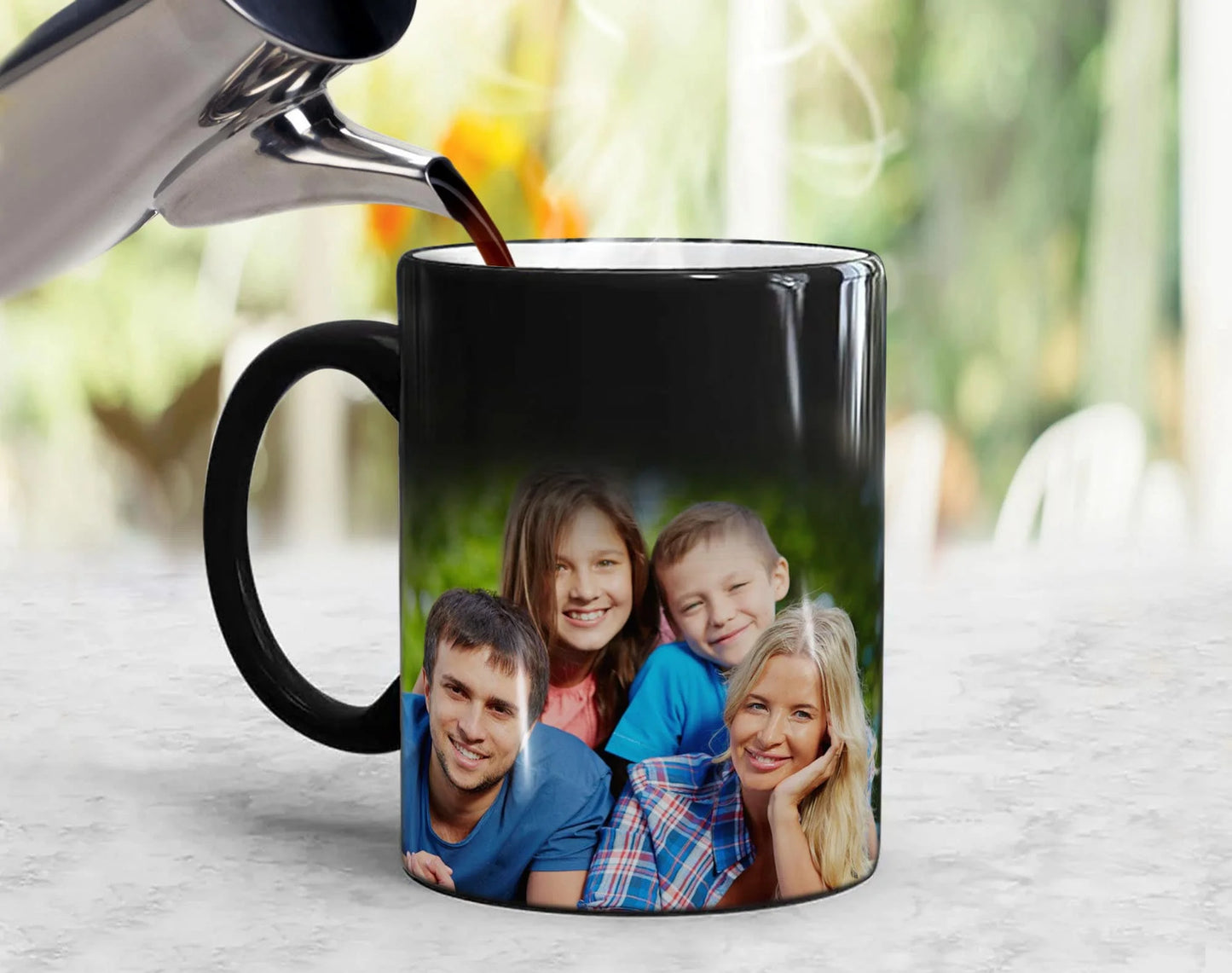 Personalized Photo Mug 11oz custom pictures Ceramic Color Changed Cup Family Gift Mug Wedding anniversary Mugs