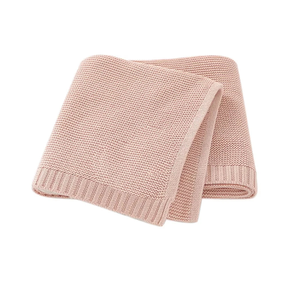 Personalized Name Baby Blanket Embroidered Name Knit Baby Blanket Newborn Gift New Mom Newborn Baby Girl Boy Christmas Gift