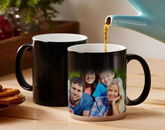 Personalized Photo Mug 11oz custom pictures Ceramic Color Changed Cup Family Gift Mug Wedding anniversary Mugs