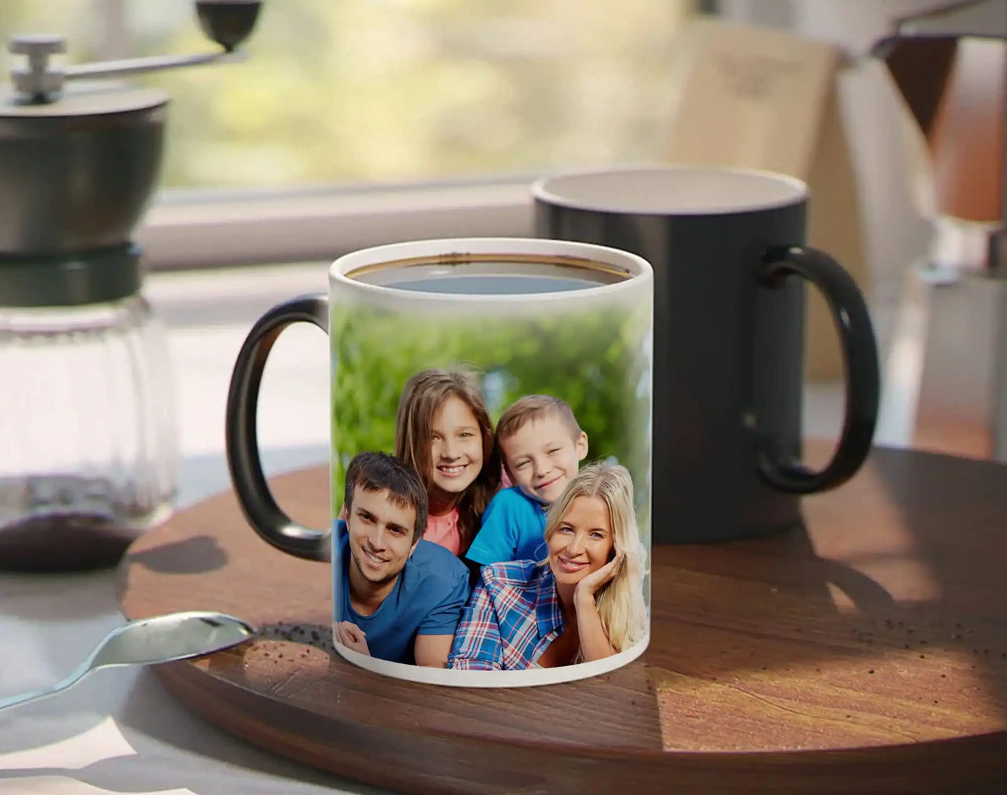 Personalized Photo Mug 11oz custom pictures Ceramic Color Changed Cup Family Gift Mug Wedding anniversary Mugs