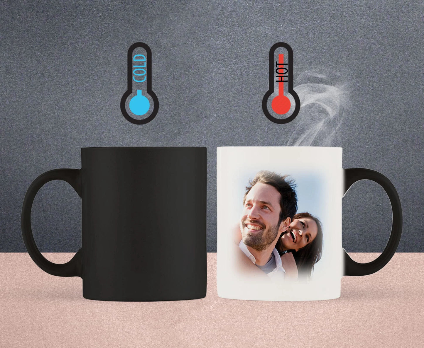 Personalized Photo Mug 11oz custom pictures Ceramic Color Changed Cup Family Gift Mug Wedding anniversary Mugs