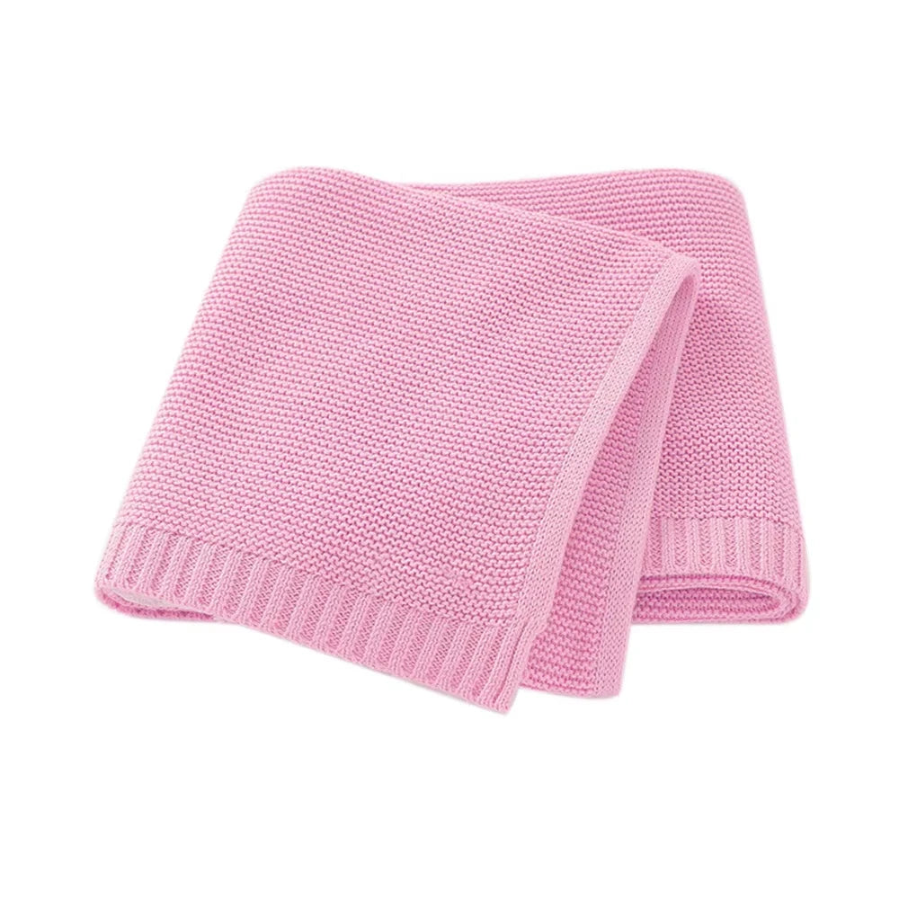 Personalized Name Baby Blanket Embroidered Name Knit Baby Blanket Newborn Gift New Mom Newborn Baby Girl Boy Christmas Gift