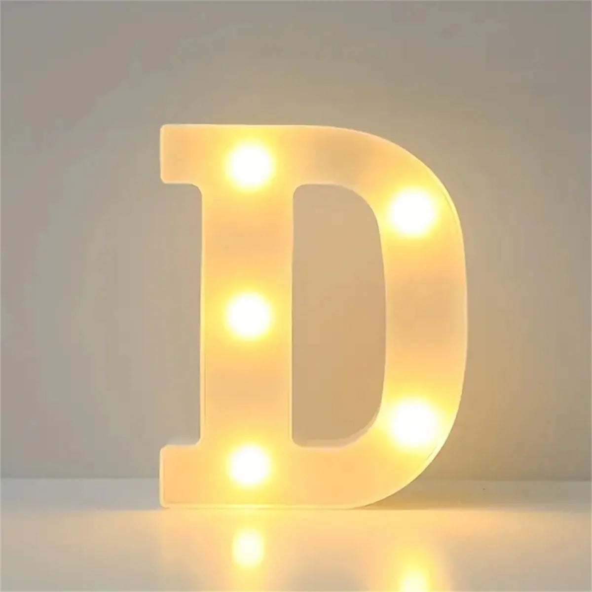 1 16cm LED letter light, luminous letter and number night light, suitable for home, bar, wedding, birthday party decoration
