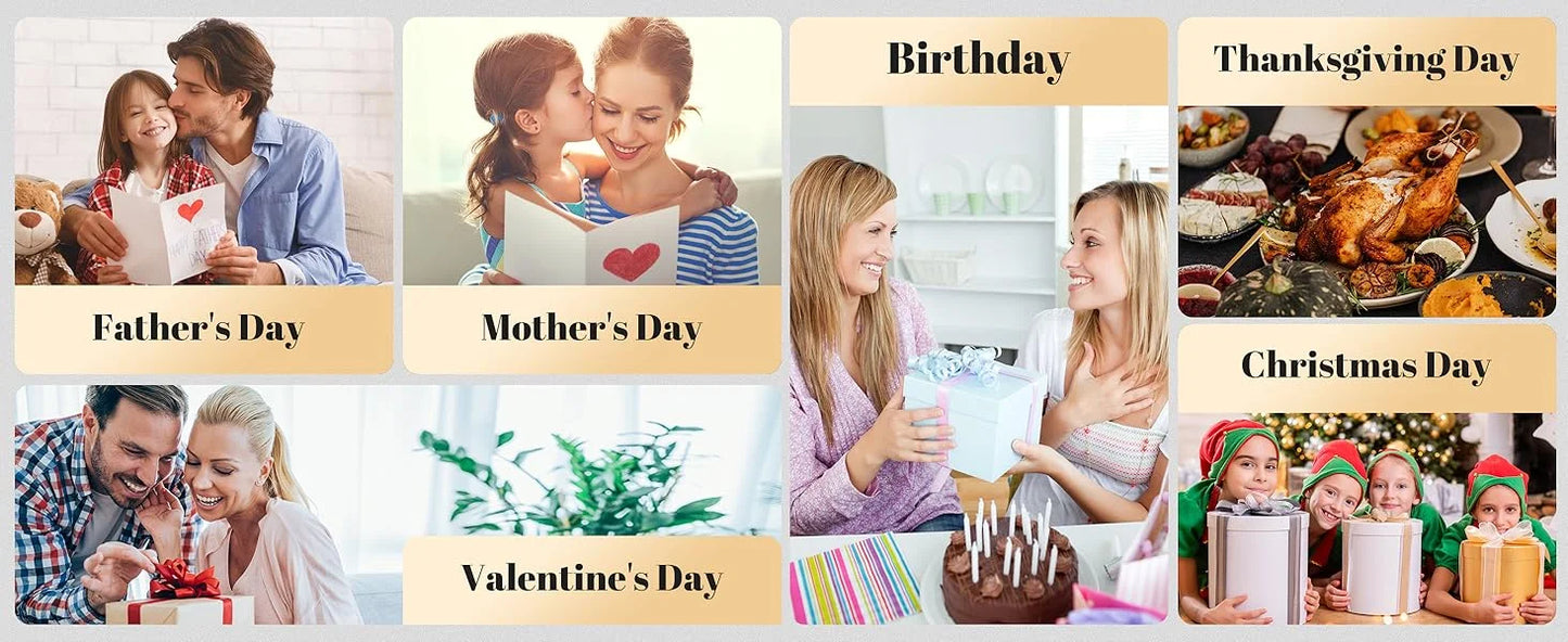 Personalized Father's Day Gift for Mother Him Her Customized Acrylic Picture Frame With LED Light Anniversary Romantic Gifts